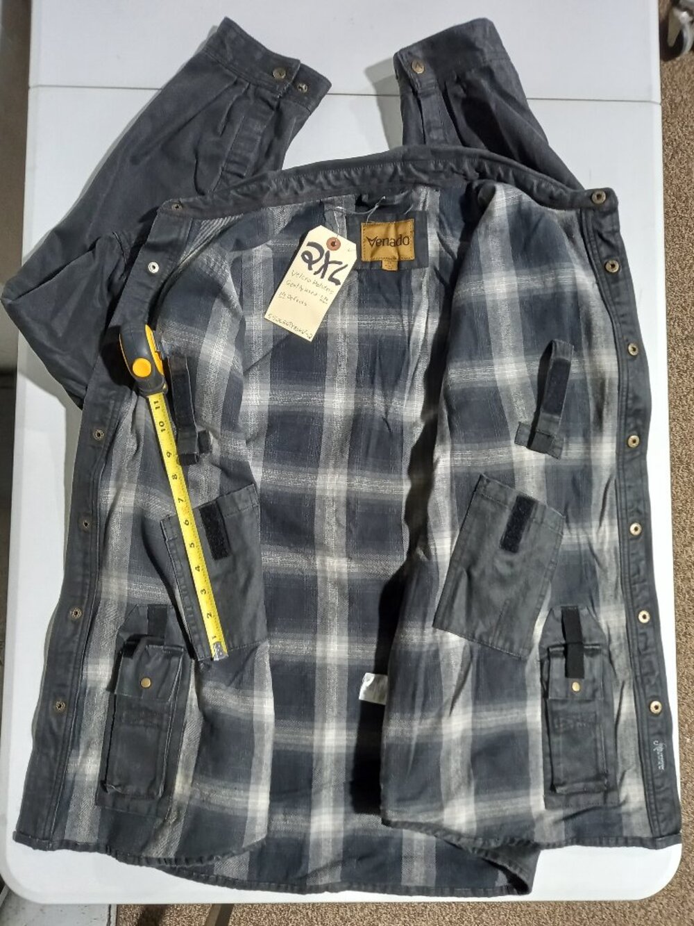 Bountyman Concealed Carry Shirt Jacket - Black | 2XL - Picture 4 of 6